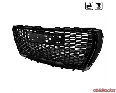 Spec-D Gloss Black Denali Style Front Mesh Grille GMC Yukon | Yukon XL 2021-2022 - HG-YUK21GB-GL