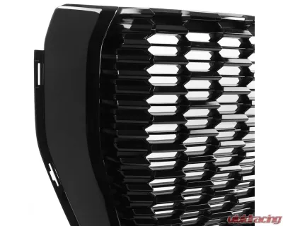 Spec-D Gloss Black Denali Style Front Mesh Grille GMC Yukon | Yukon XL 2021-2022 - HG-YUK21GB-GL