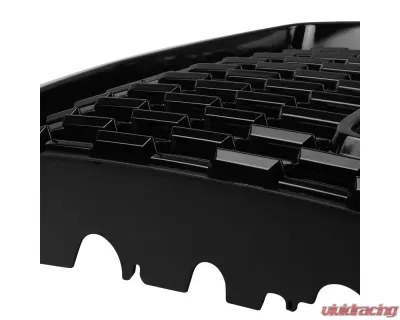 Spec-D Gloss Black Denali Style Front Mesh Grille GMC Yukon | Yukon XL 2021-2022 - HG-YUK21GB-GL
