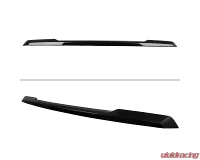 Spec-D Glossy Black Front Upper Grille Moulding GMC Yukon | Yukon XL 2021-2022 - HG-YUK21GB-MD-GL
