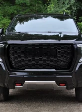Spec-D Glossy Black Front Upper Grille Moulding GMC Yukon | Yukon XL 2021-2022                                     - HG-YUK21GB-MD-GL - Image 8