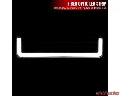 Spec-D LED Strip Bumper Corner Signal Lights (Matte Black Housing/Clear Lens) Chevrolet | GMC 1988-1999 - LB-C1088JM-G3-GO