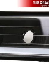 Spec-D LED Strip Bumper Corner Signal Lights (Matte Black Housing/Clear Lens) Chevrolet | GMC 1988-1999                                     - LB-C1088JM-G3-GO - Image 5