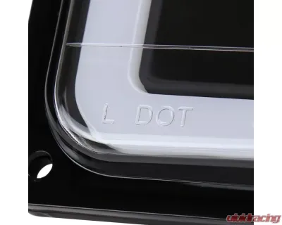 Spec-D LED Strip Bumper Corner Signal Lights (Matte Black Housing/Clear Lens) Chevrolet | GMC 1988-1999 - LB-C1088JM-G3-GO