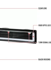 Spec-D LED Strip Bumper Corner Signal Lights (Matte Black Housing/Clear Lens) Chevrolet | GMC 1988-1999                                     - LB-C1088JM-G3-GO - Image 8