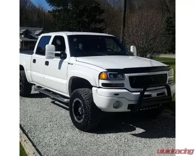 Spec-D Bumper Lights w/ Sequential Turn Signal Lights (Glossy Black Housing/Smoked Lens) GMC Sierra | Yukon 1999-2007 - LB-GMC99GLED-SQ-TM