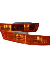 Spec-D Bumper Lights (Chrome Housing/Amber Lens) Acura Integra 1994-1997                                     - LB-INT94AM-RS - Image 10