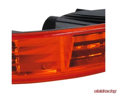 Spec-D Bumper Lights (Chrome Housing/Amber Lens) Acura Integra 1994-1997 - LB-INT94AM-RS