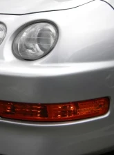 Spec-D Bumper Lights (Chrome Housing/Amber Lens) Acura Integra 1998-2001                                     - LB-INT98AM-RS - Image 5