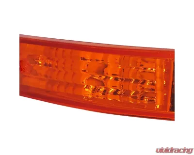 Spec-D Bumper Lights (Chrome Housing/Amber Lens) Acura Integra 1998-2001 - LB-INT98AM-RS