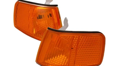 Spec-D Corner Lights (Chrome Housing/Amber Lens) Honda CR-X 1990-1991                                     - LC-CRX90AM-RS - Image 10