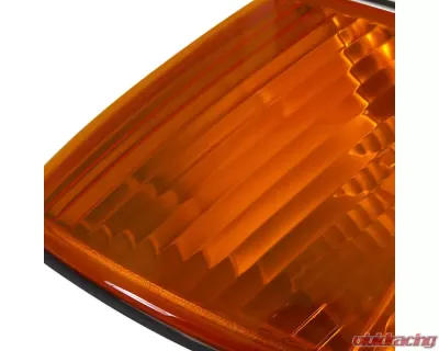 Spec-D Corner Lights (Chrome Housing/Amber Lens) Honda CR-X 1990-1991 - LC-CRX90AM-RS