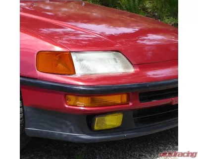 Spec-D Corner Lights (Chrome Housing/Amber Lens) Honda CR-X 1990-1991 - LC-CRX90AM-RS