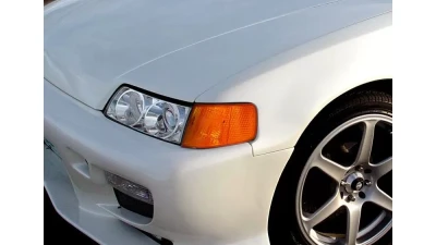 Spec-D Corner Lights (Chrome Housing/Amber Lens) Honda CR-X 1990-1991                                     - LC-CRX90AM-RS - Image 10