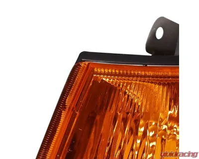 Spec-D Corner Lights (Chrome Housing/Amber Lens) Honda Civic 1990-1991 - LC-CV903AM-RS