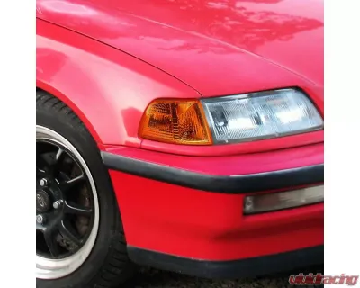 Spec-D Corner Lights (Chrome Housing/Amber Lens) Honda Civic