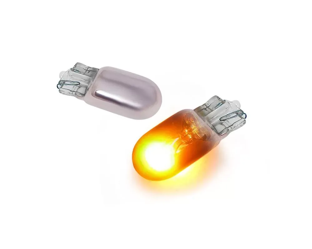 Spec-D T10 Chrome Amber 12V/5W Light Bulbs - LED-194AMCC-04
