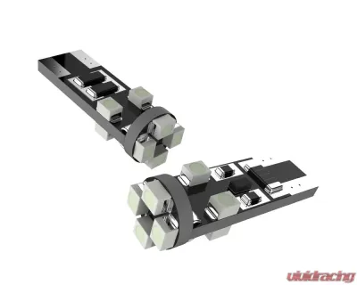 Spec-D T10 White 8 SMD LED Bulb w/ Integrated Canbus (2pc) - LED-194CANWH-208