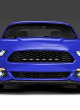 Spec-D Front Grille LED Driving Lights - 6pc (Chrome Housing/Clear Lens) Ford Mustang 2015-2017                                     - LED-MST15CLEDG6-VS - Image 6