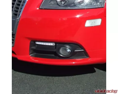 Spec-D Universal 4W 8 LED 6000K Daytime Running Lights (Chrome Housing/Clear Lens) - LF-108LED-WT