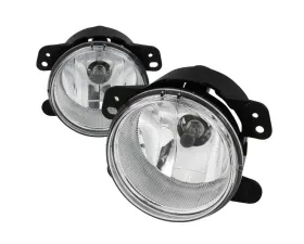 Spec-D H8 Fog Light (Chrome Housing/Clear Lens) Chrysler | Dodge | Jeep 2005-2011