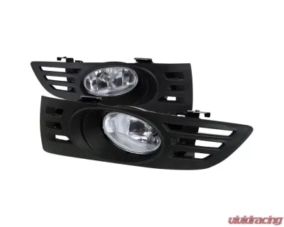 Spec-D H11 Fog Lights Kit (Chrome Housing/Clear Lens) Honda Accord Coupe 2003-2005 - LF-ACD032OEM-RS