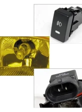 Spec-D H11 Fog Lights Kit (Chrome Housing/Smoked Lens) Honda Accord 2008-2010                                     - LF-ACD082AMOEM-HZ - Image 2