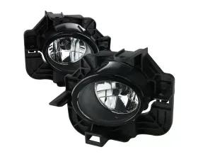 Spec-D H11 Fog Lights Kit (Chrome Housing/Clear Lens) Nissan Altima Sedan 2007-2009