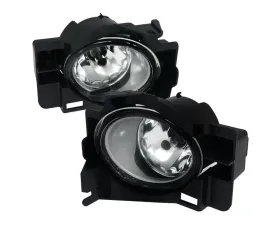 Spec-D H11 Fog Lights Kit w/ Switch & Wiring Harness (Chrome Housing/Clear Lens) Nissan Altima Coupe 2008-2012