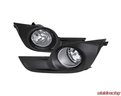 Spec-D H11 Fog Lights Kit (Chrome Housing/Clear Lens) Nissan Altima 2013-2015 - LF-ALT134COEM-HZ