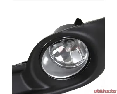 Spec-D H11 Fog Lights Kit (Chrome Housing/Clear Lens) Nissan Altima 2013-2015 - LF-ALT134COEM-HZ