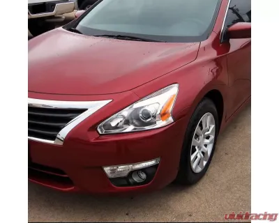 Spec-D H11 Fog Lights Kit (Chrome Housing/Clear Lens) Nissan Altima 2013-2015 - LF-ALT134COEM-HZ