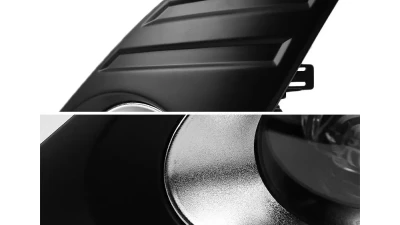 Spec-D SMD LED Projector Fog Lights w/ Switch, Wiring Harness, & Black Bezels (Chrome Housing/Clear Lens) Toyota Camry 2012-2014                                     - LF-CAM12CG3-DL - Image 5