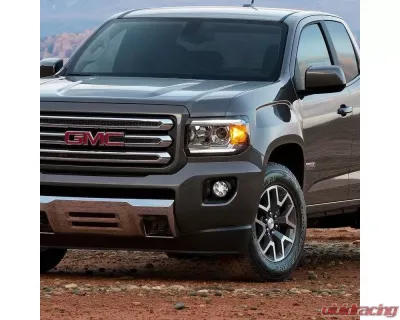 Spec-D 6-LED Fog Lights Kit (Chrome Housing/Clear Lens) GMC Canyon 2015-2018 - LF-CAN15CLED-DL
