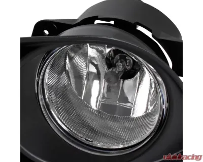 Spec-D 12V/35W Fog Lights Kit (Chrome Housing/Clear Lens) Dodge Charger 2011-2014 - LF-CHG11COEM-HZ