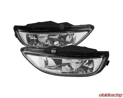 Spec-D H3 Fog Lights (Chrome Housing/Clear Lens) Toyota Corolla 2001-2002 - LF-COR01COEM-HZ