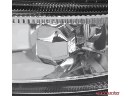 Spec-D H3 Fog Lights (Chrome Housing/Clear Lens) Toyota Corolla 2001-2002 - LF-COR01COEM-HZ