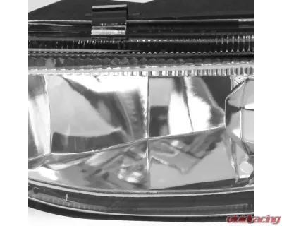 Spec-D H3 Fog Lights (Chrome Housing/Clear Lens) Toyota Corolla 2001-2002 - LF-COR01COEM-HZ
