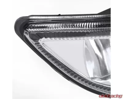 Spec-D H3 Fog Lights (Chrome Housing/Clear Lens) Toyota Corolla 2001-2002 - LF-COR01COEM-HZ