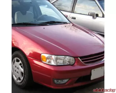 Spec-D H3 Fog Lights (Chrome Housing/Clear Lens) Toyota Corolla 2001-2002 - LF-COR01COEM-HZ