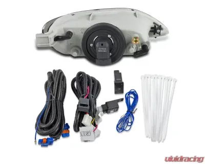 Spec-D 9006 Fog Lights Kit (Chrome Housing/Smoke Lens) Toyota Solara | Camry | Corolla 2002-2008 - LF-COR05GOEM-HZ