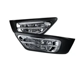 Spec-D 9006 Fog Lights Kit w/ Switch & Wiring Harness (Chrome Housing/Clear Lens) Honda CR-V 2002-2004