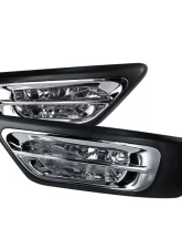 Spec-D 9006 Fog Lights Kit w/ Switch & Wiring Harness (Chrome Housing/Clear Lens) Honda CR-V 2002-2004                                     - LF-CRV02COEM-DL - Image 8