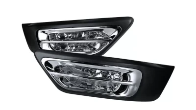 Spec-D 12V/51W 9006 Fog Lights Kit w/ Switch & Wiring Harness (Chrome Housing/Clear Lens) Honda CR-V 2002-2004                                     - LF-CRV02COEM-DL - Image 8