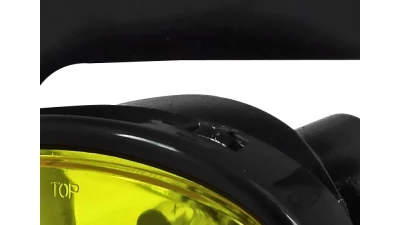 Spec-D H11 Fog Lights Kit (Chrome Housing/Yellow Lens) Honda Civic 2006-2008                                     - LF-CV062AMOEM-RS - Image 3