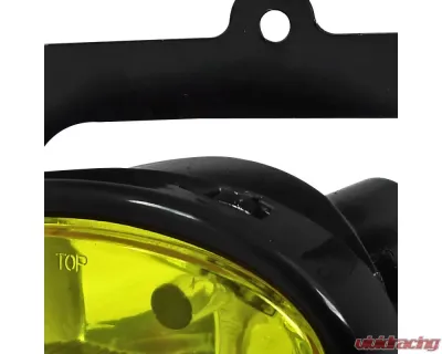Spec-D H11 Fog Lights Kit (Chrome Housing/Yellow Lens) Honda Civic 2006-2008 - LF-CV062AMOEM-RS