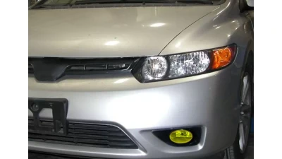 Spec-D H11 Fog Lights Kit (Chrome Housing/Yellow Lens) Honda Civic 2006-2008                                     - LF-CV062AMOEM-RS - Image 5