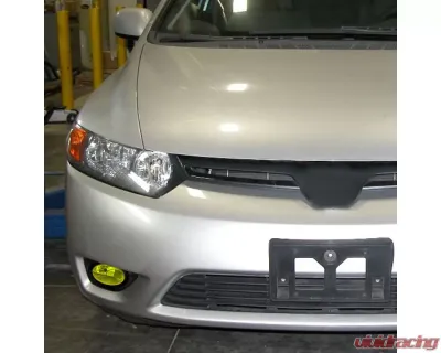 Spec-D H11 Fog Lights Kit (Chrome Housing/Yellow Lens) Honda Civic 2006-2008 - LF-CV062AMOEM-RS