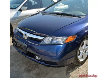 Spec-D H11 Fog Lights (Chrome Housing/Clear Lens) Honda Civic 2006-2008 - LF-CV064OEM-RS