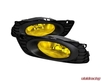 Spec-D H11 Fog Lights Kit (Chrome Housing/Yellow Lens) Honda Civic 2012 - LF-CV124AMOEM-HZ